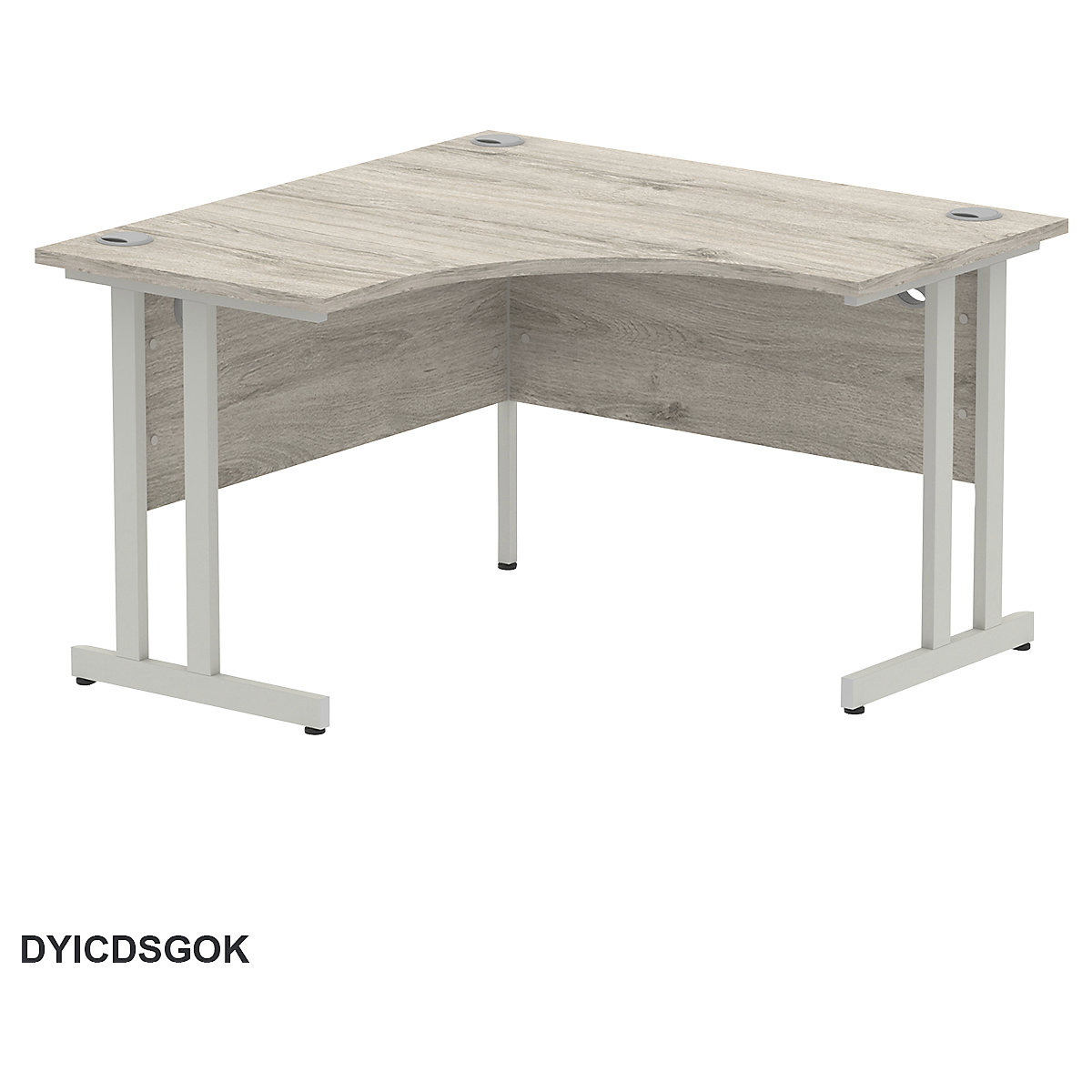 Impulse Corner Office Desks with Cantilever Legs (Product illustration 4)-3