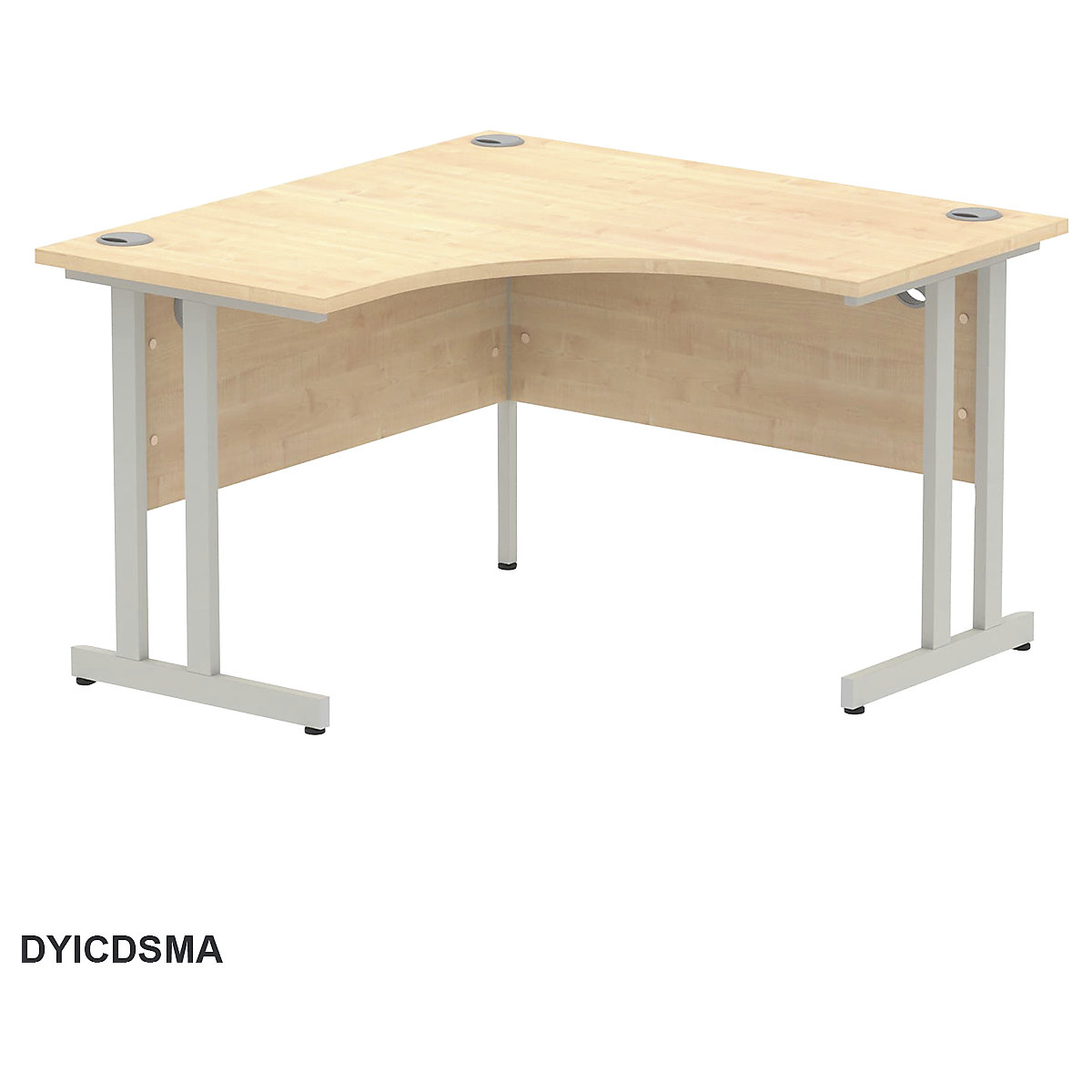 Impulse Corner Office Desks with Cantilever Legs (Product illustration 5)-4