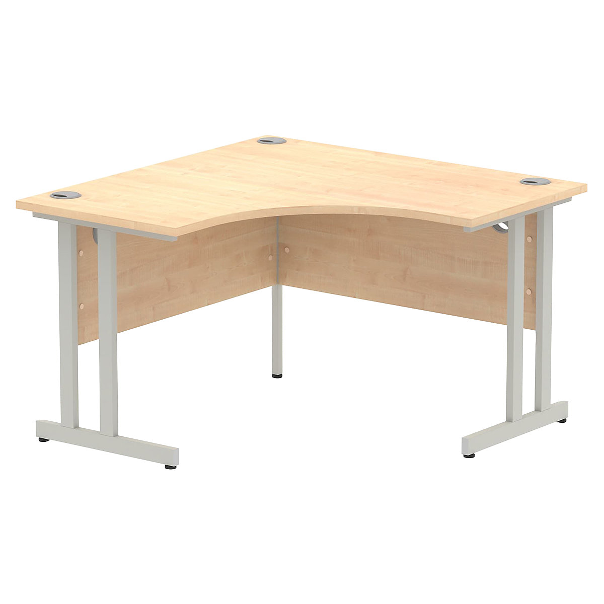 Impulse Corner Office Desks with Cantilever Legs