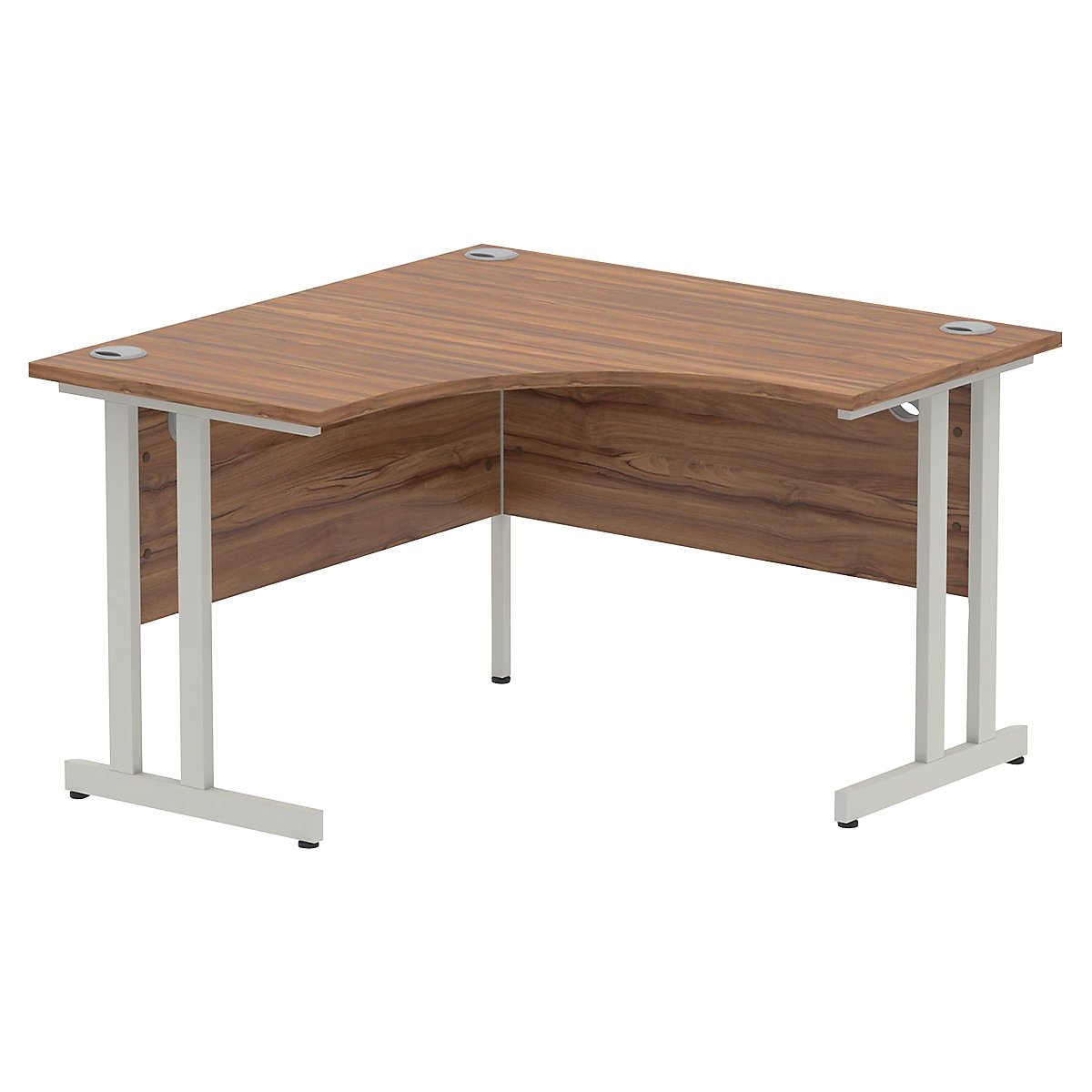 Impulse Corner Office Desks with Cantilever Legs