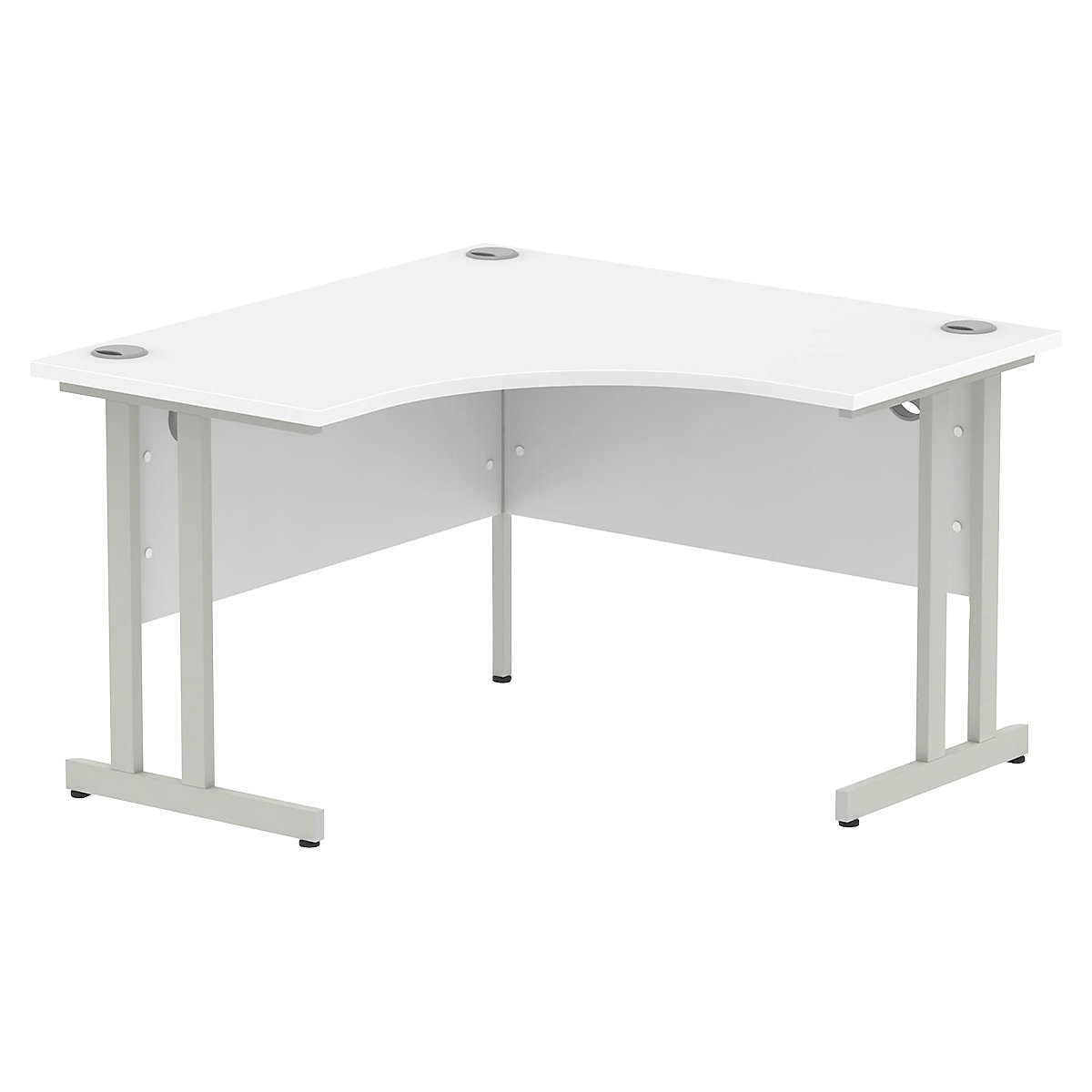 Impulse Corner Office Desks with Cantilever Legs