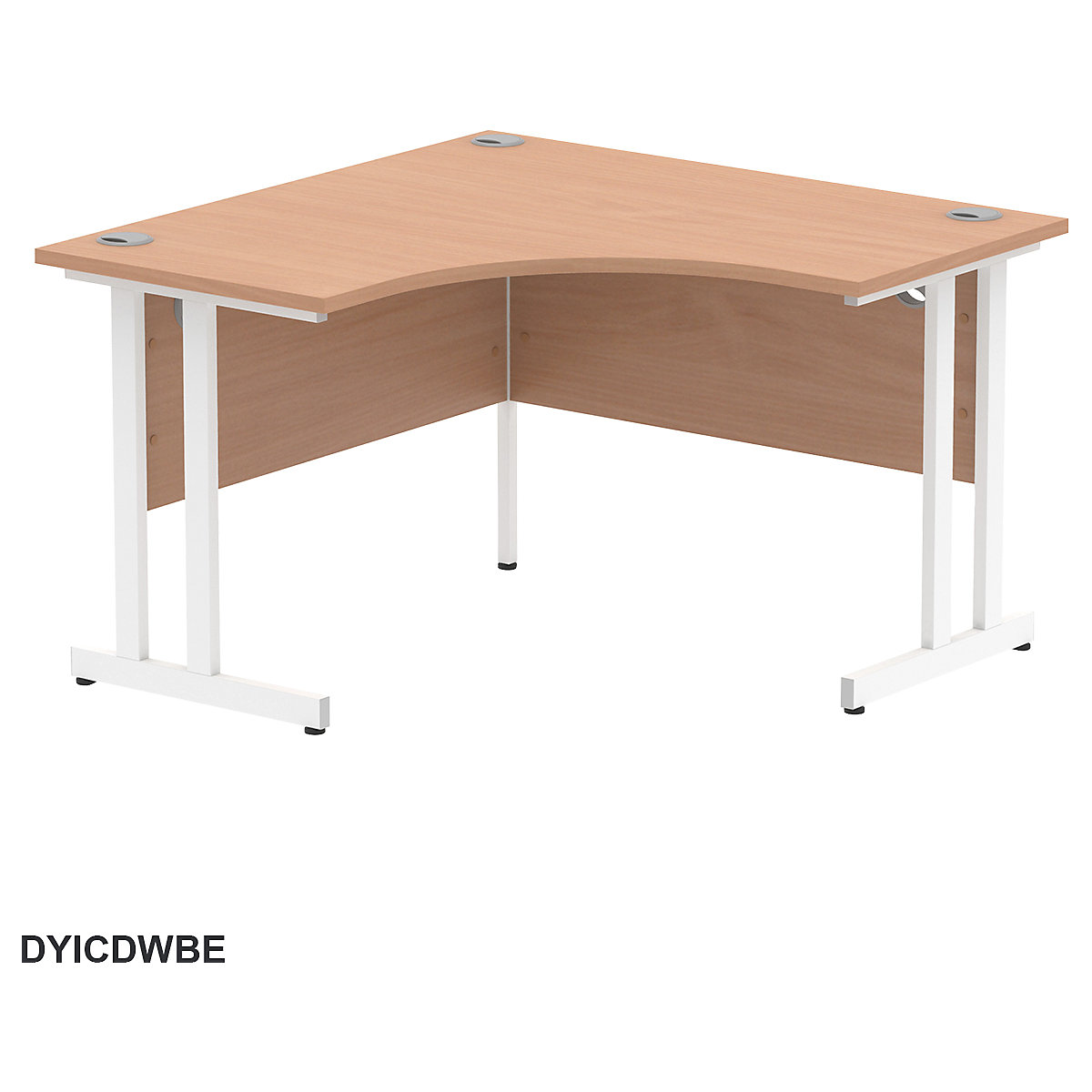 Impulse Corner Office Desks with Cantilever Legs (Product illustration 8)-7