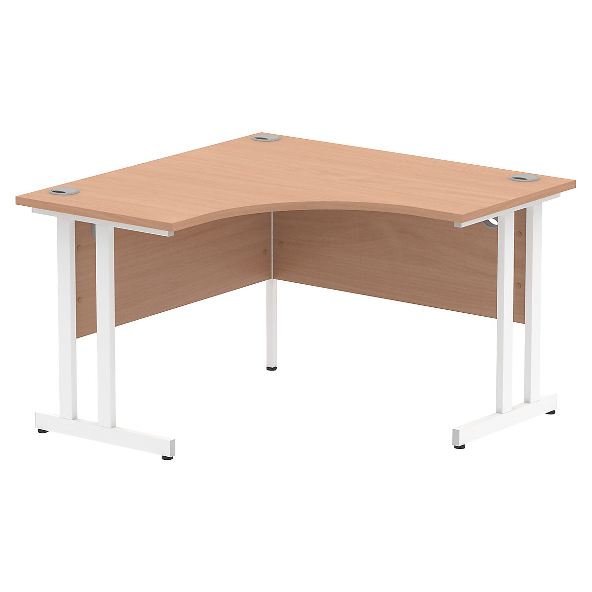 Impulse Corner Office Desks with Cantilever Legs