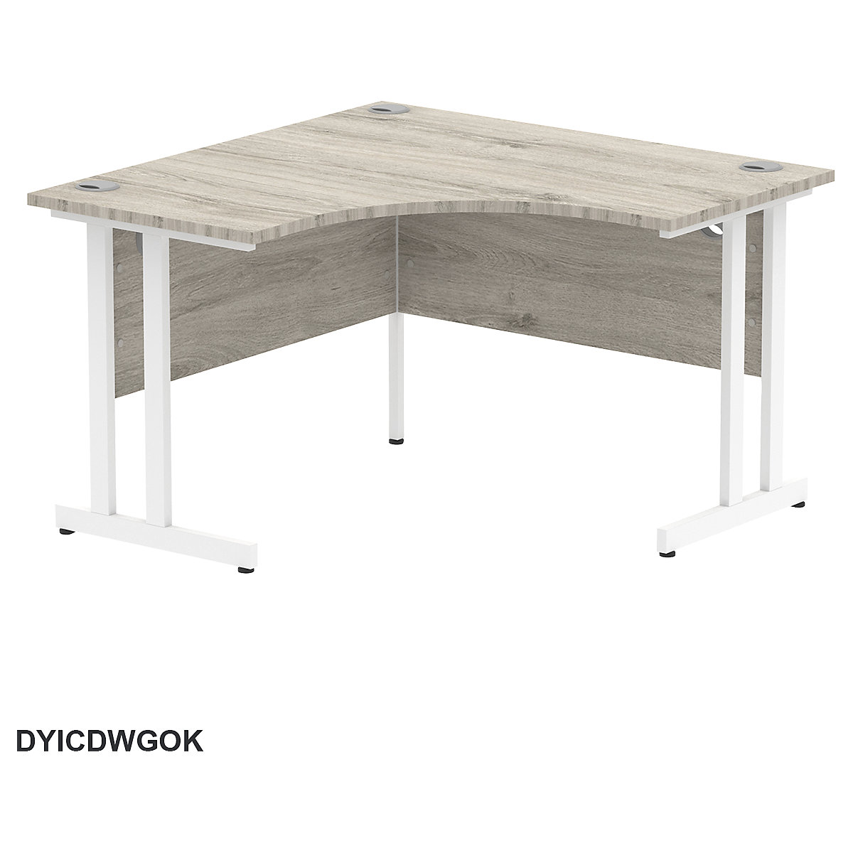 Impulse Corner Office Desks with Cantilever Legs (Product illustration 9)-8