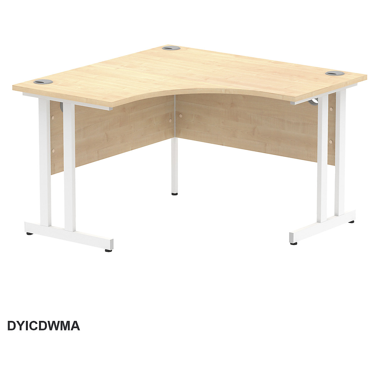 Impulse Corner Office Desks with Cantilever Legs (Product illustration 10)-9