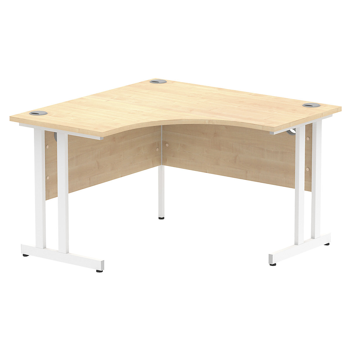 Impulse Corner Office Desks with Cantilever Legs