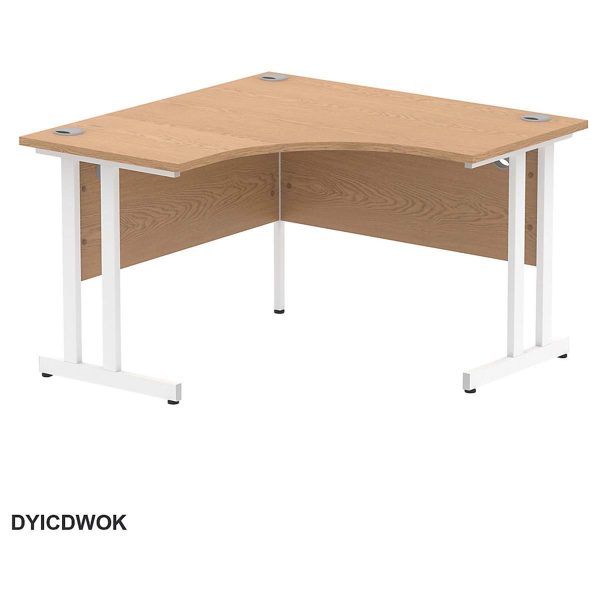 Impulse Corner Office Desks with Cantilever Legs (Product illustration 11)-10