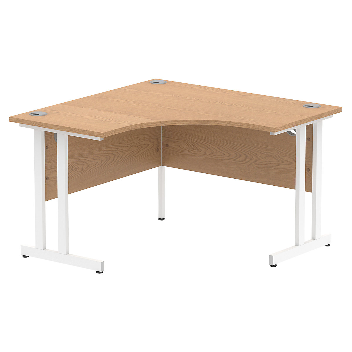 Impulse Corner Office Desks with Cantilever Legs