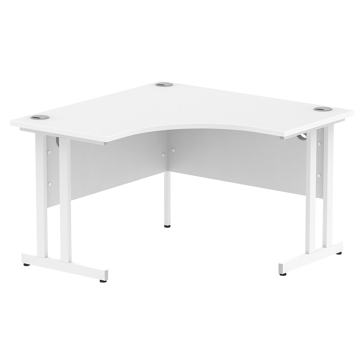 Impulse Corner Office Desks with Cantilever Legs