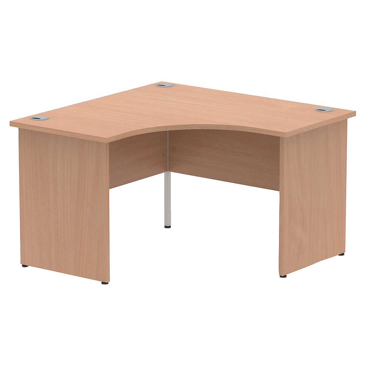 Impulse Corner Office Desks with Panel Legs