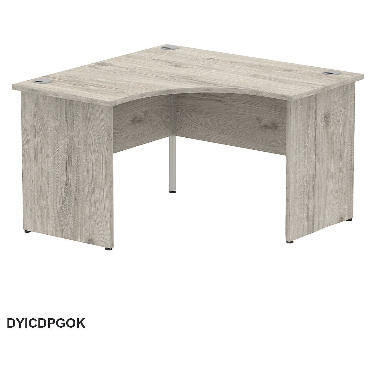 Impulse Corner Office Desks with Panel Legs (Product illustration 4)-3