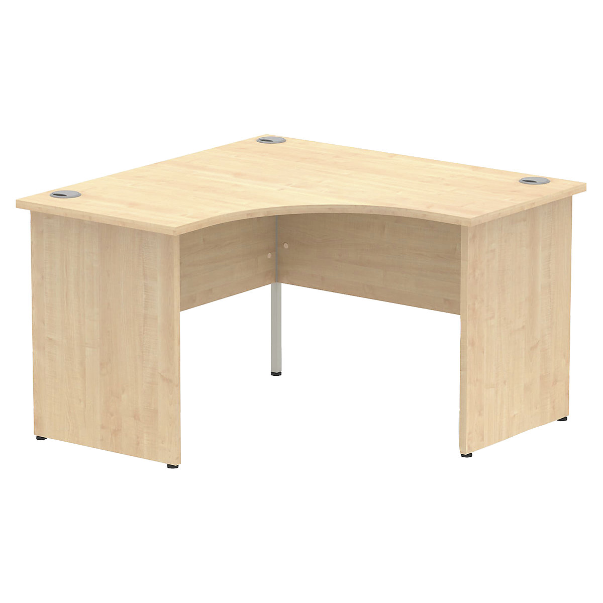 Impulse Corner Office Desks with Panel Legs