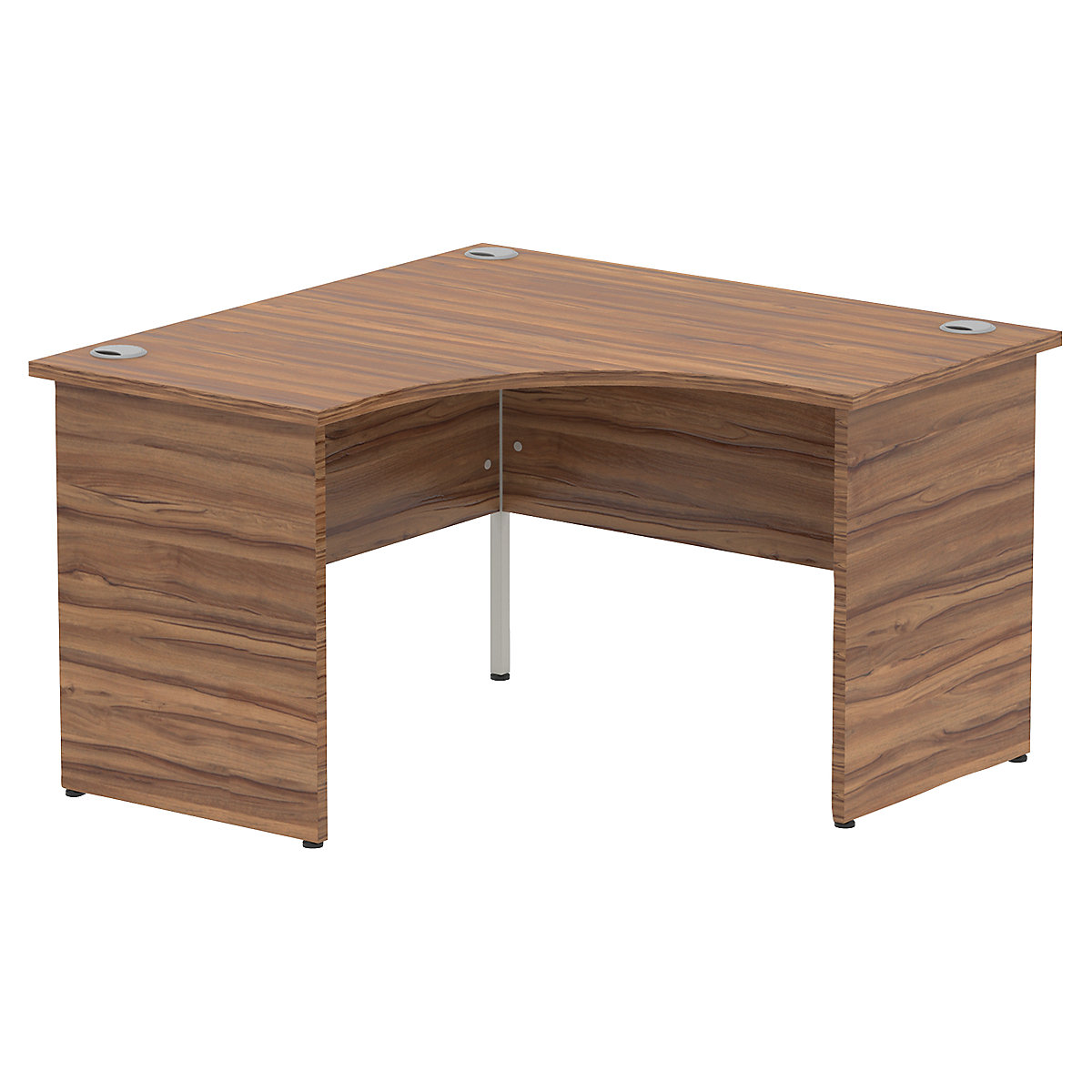 Impulse Corner Office Desks with Panel Legs