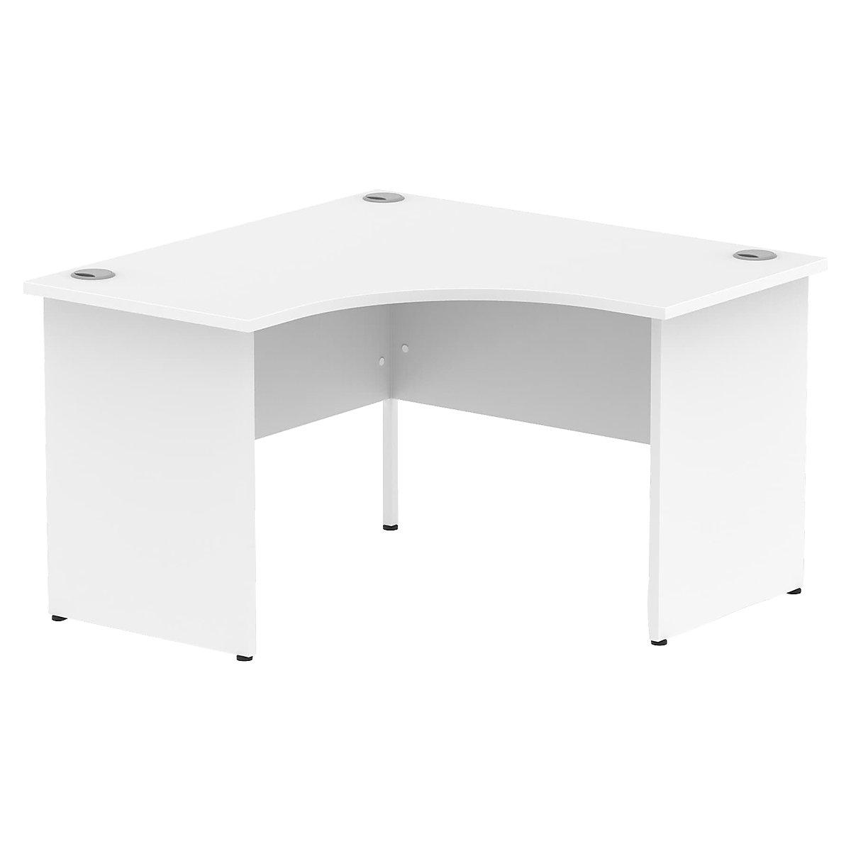 Impulse Corner Office Desks with Panel Legs