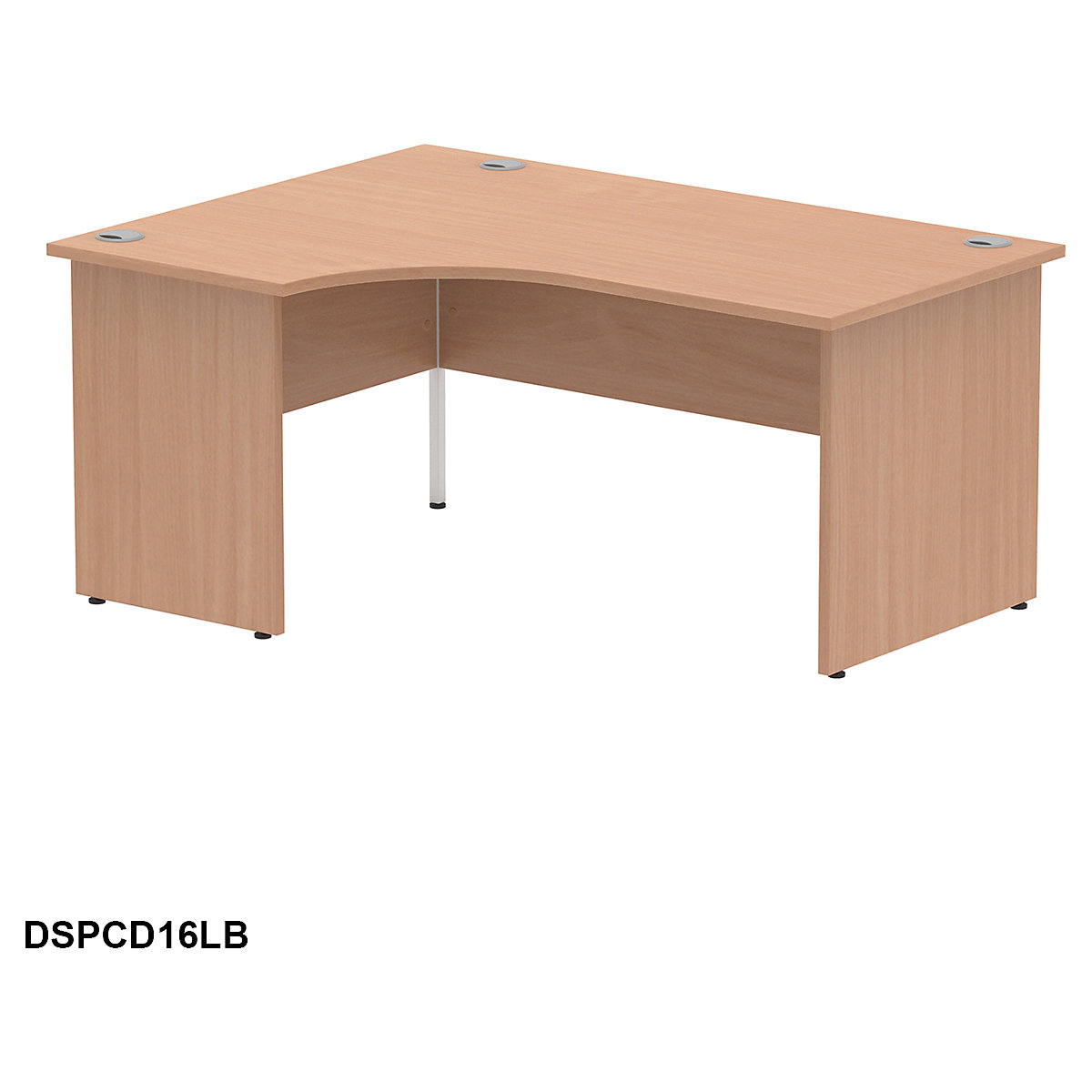 Solid Panel Crescent Desks (Product illustration 3)-2