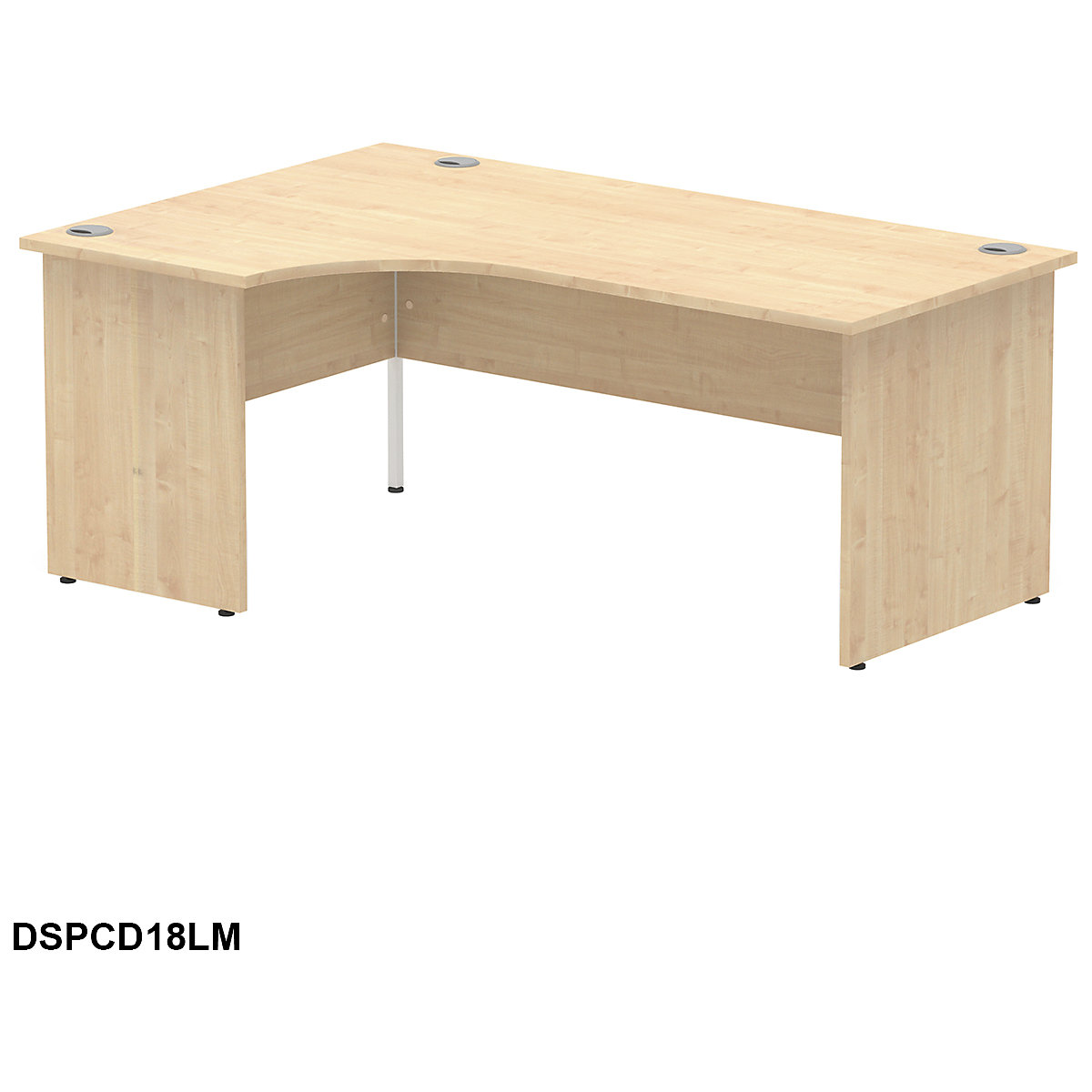 Solid Panel Crescent Desks (Product illustration 4)-3