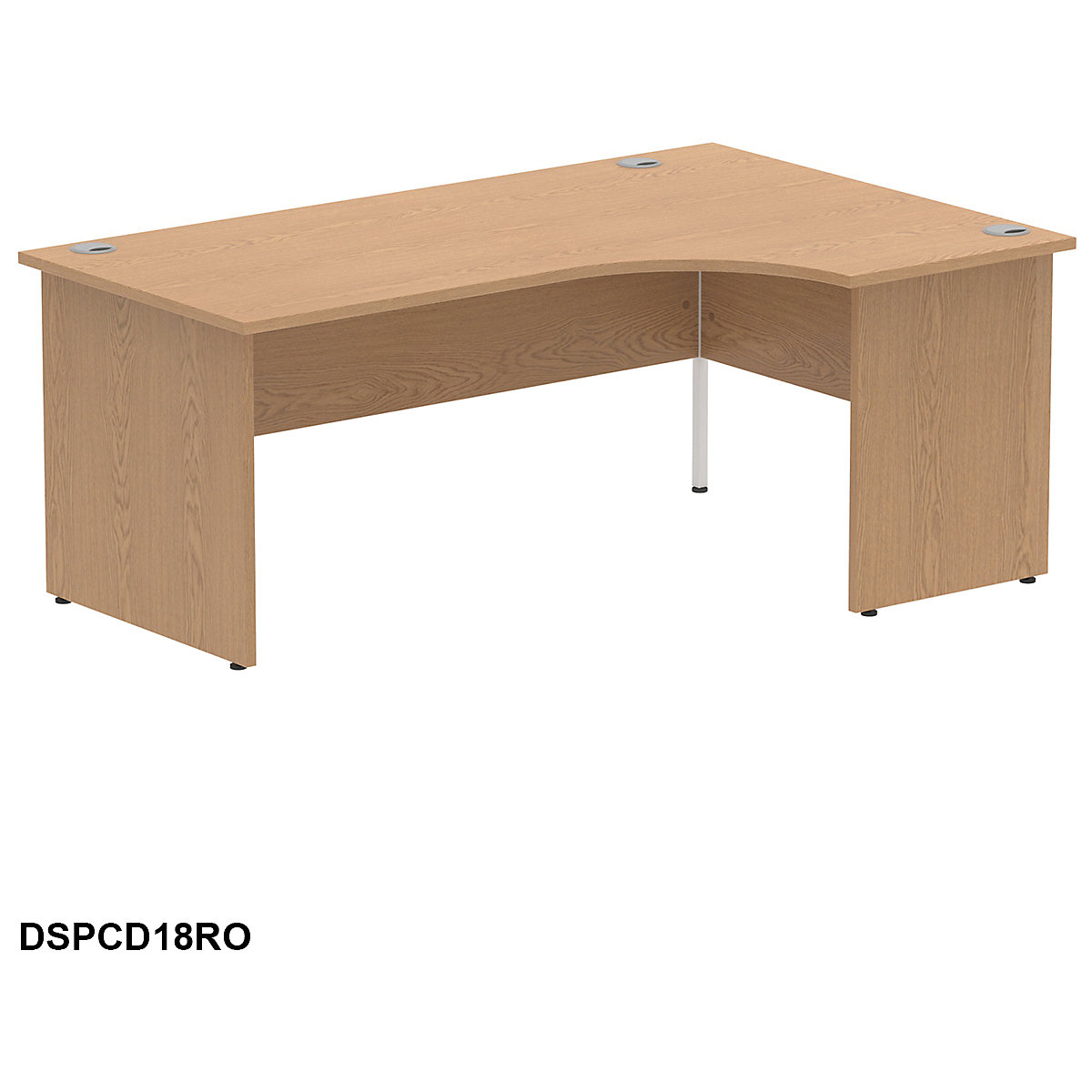 Solid Panel Crescent Desks (Product illustration 5)-4