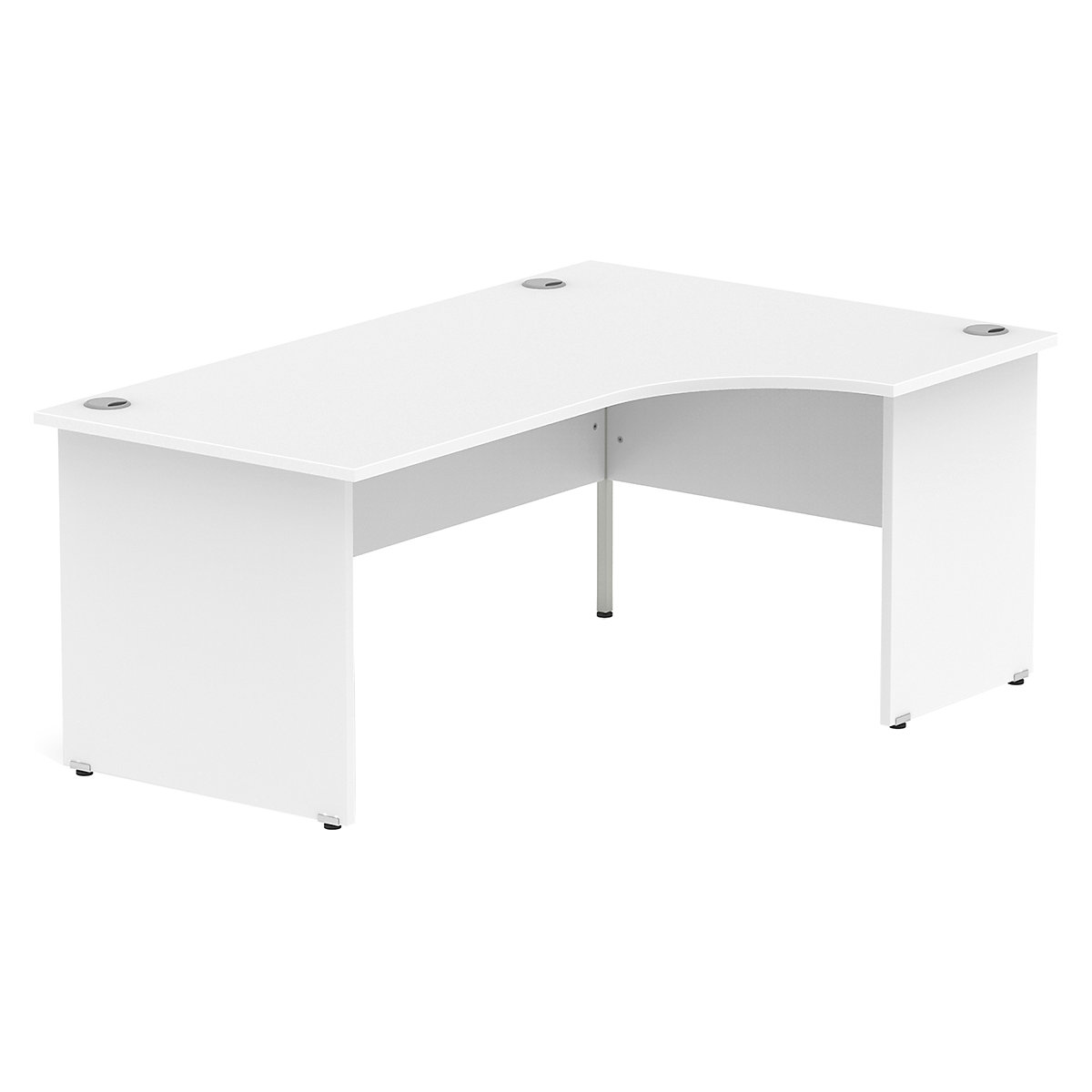 Solid Panel Crescent Desks