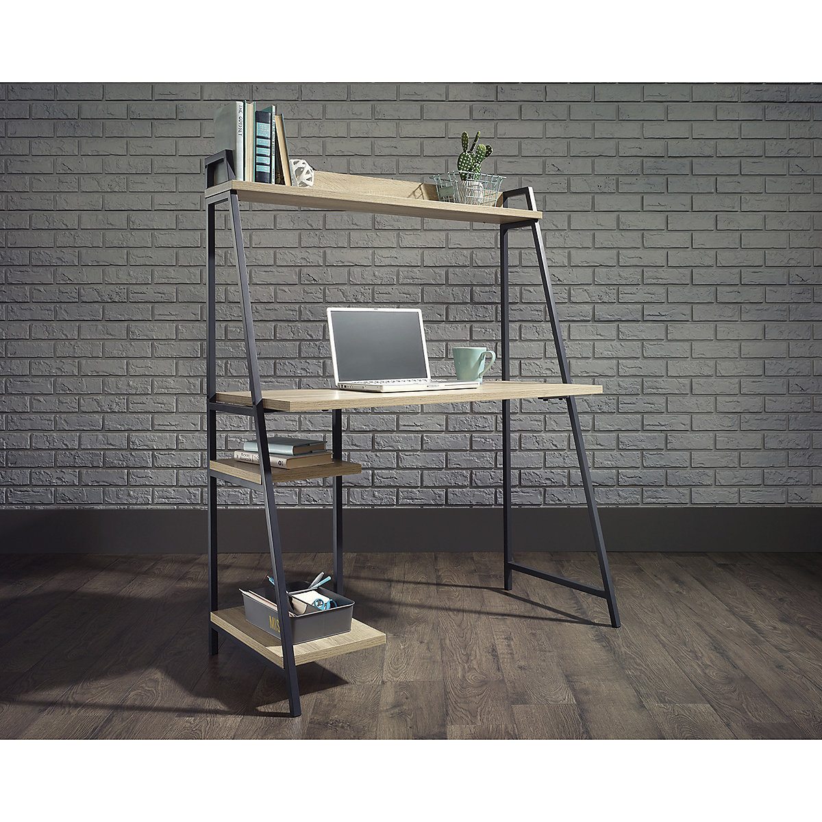 Industrial Style Bench Desk (Product illustration 2)-1