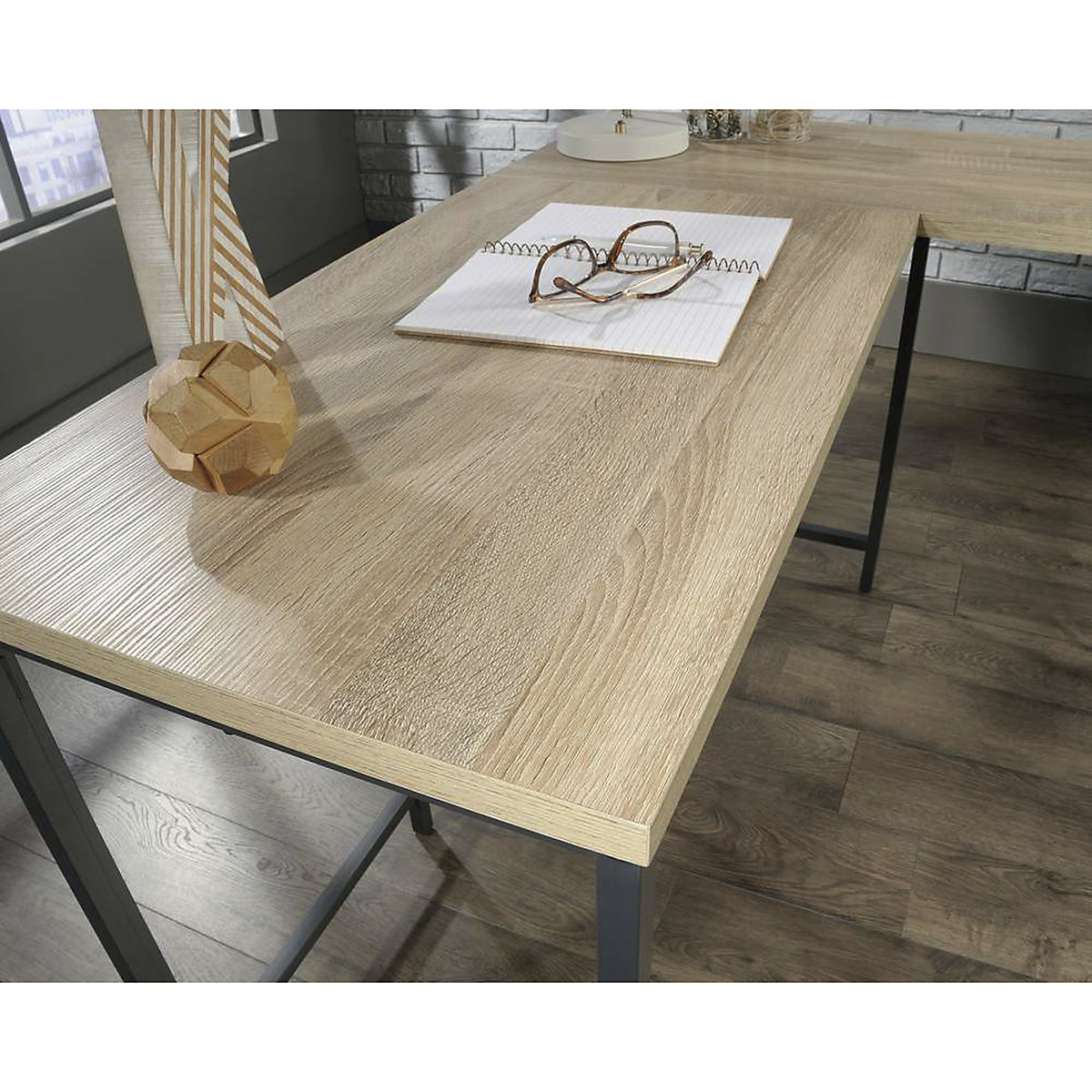 Industrial Syle L Shaped Desk (Product illustration 7)-6