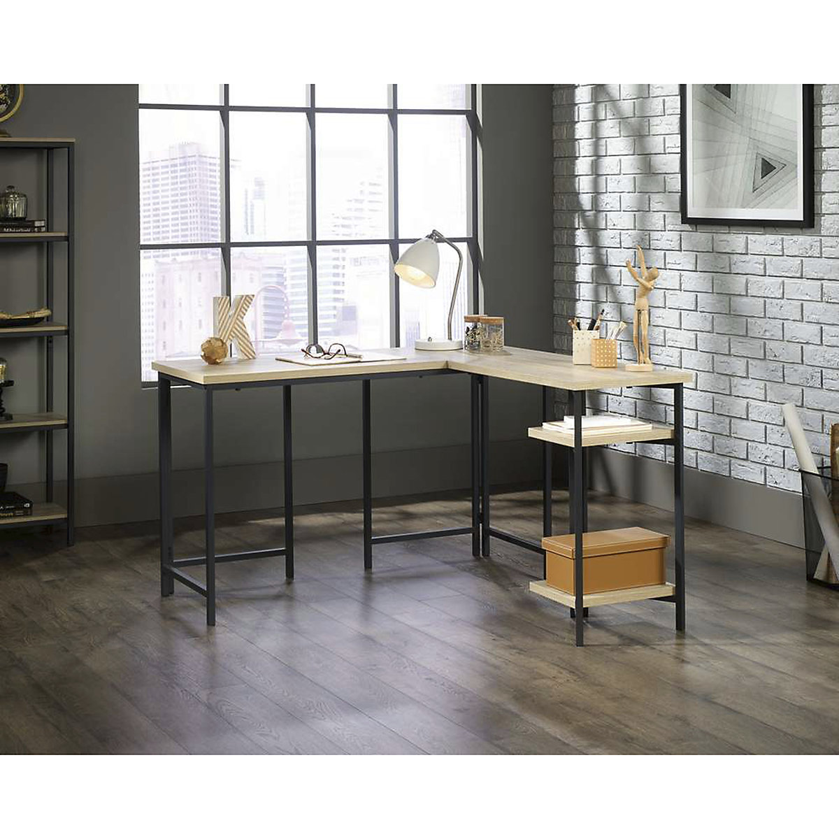 Industrial Syle L Shaped Desk