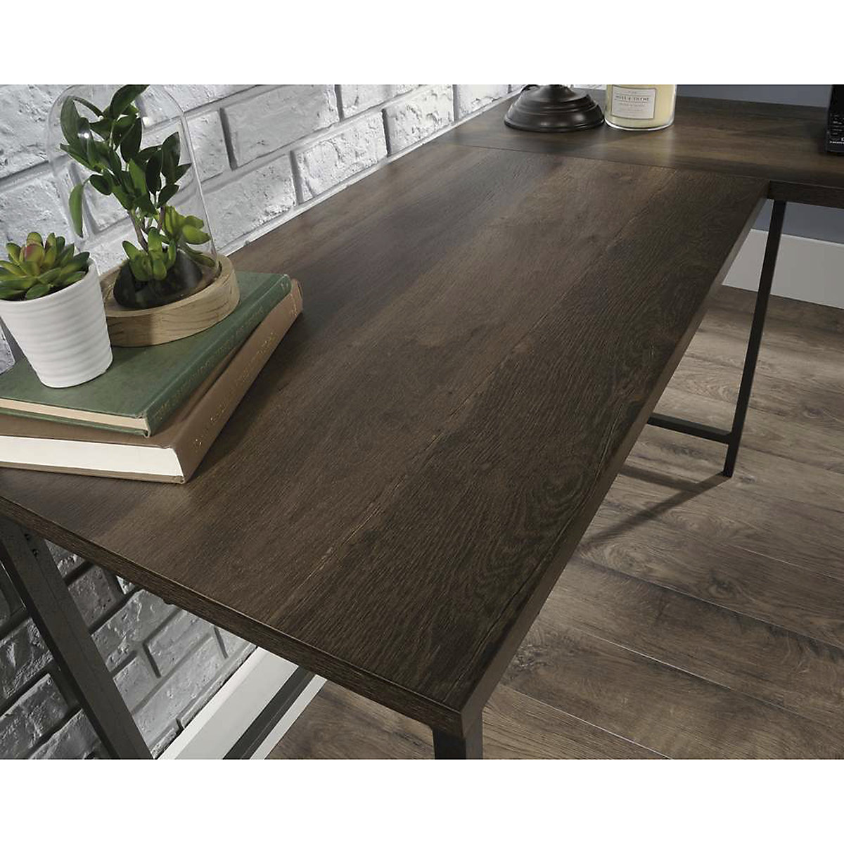 Industrial Syle L Shaped Desk (Product illustration 12)-11