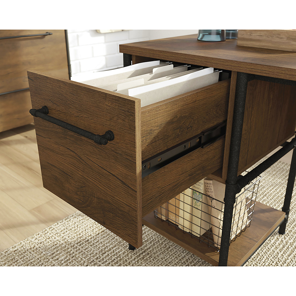 Iron Foundry Home Office Desk (Product illustration 12)-11
