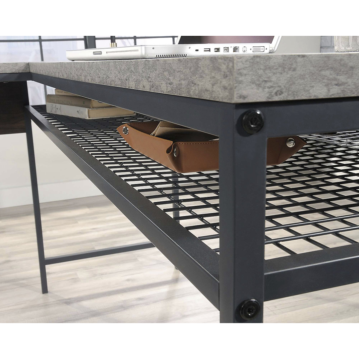 Market Home Office L Shaped Desk (Product illustration 10)-9