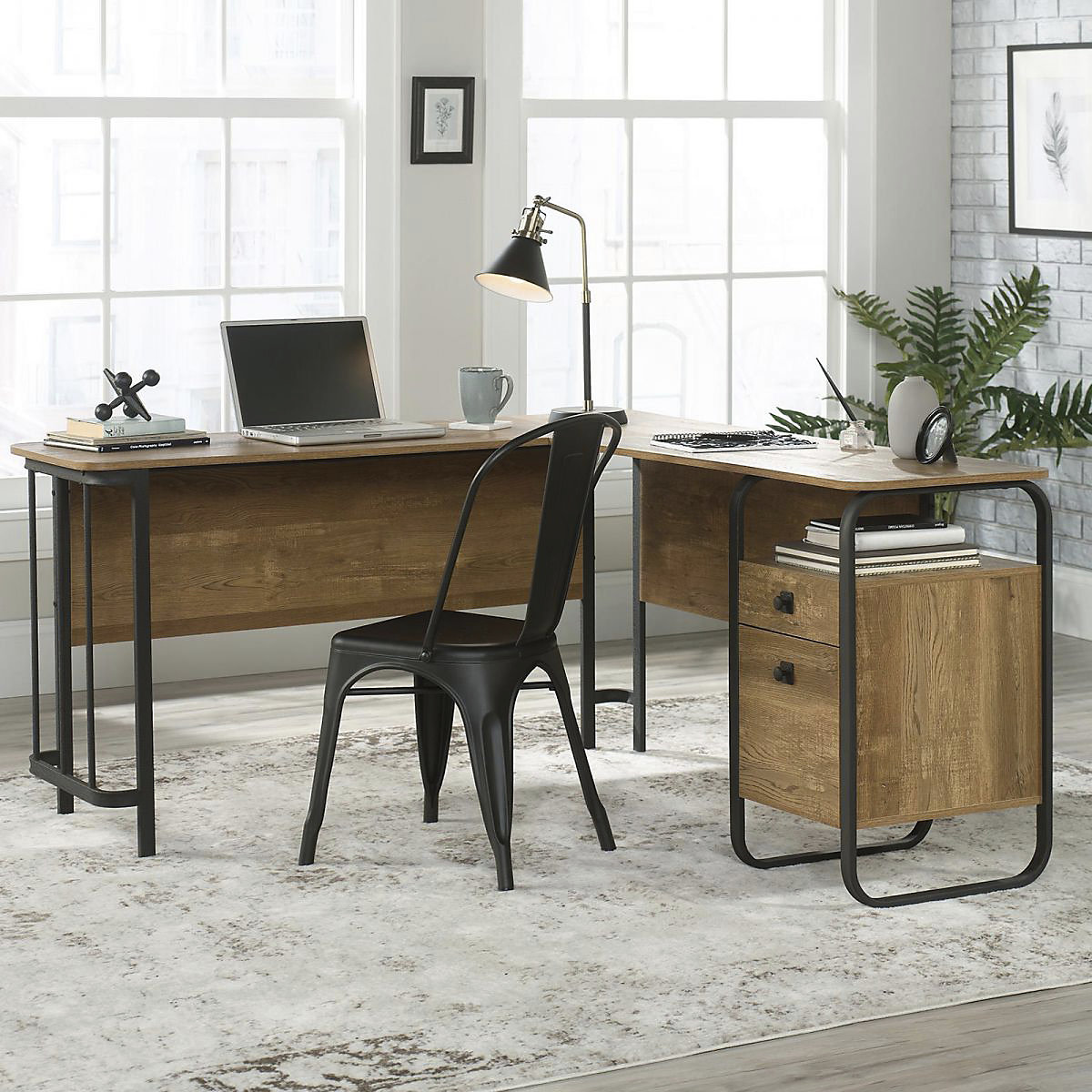 Stationmaster L Shaped Home Office Desk
