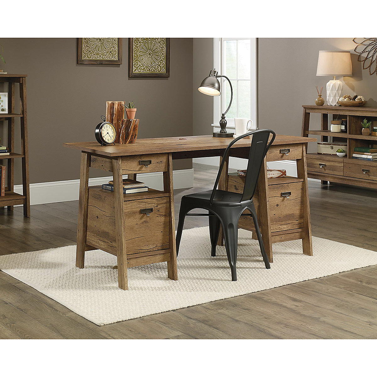 Trestle Executive Home Office Desk (Product illustration 2)-1