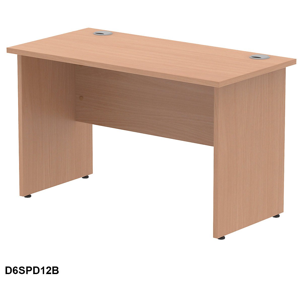 600 Deep Solid Panel Desks (Product illustration 3)-2