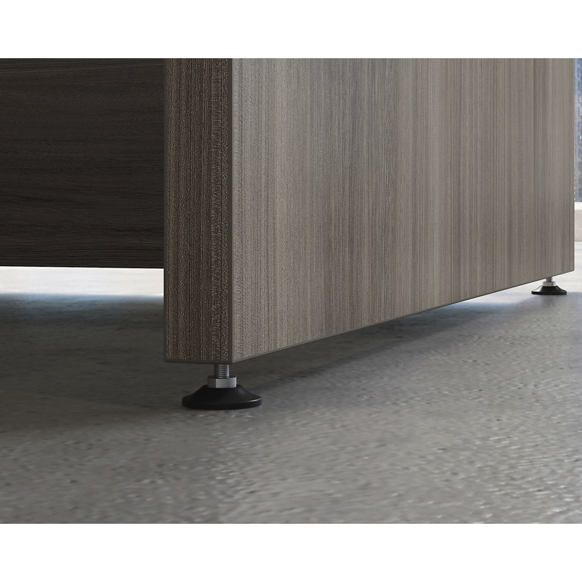 Associate Bow Fronted Desk (Product illustration 6)-5