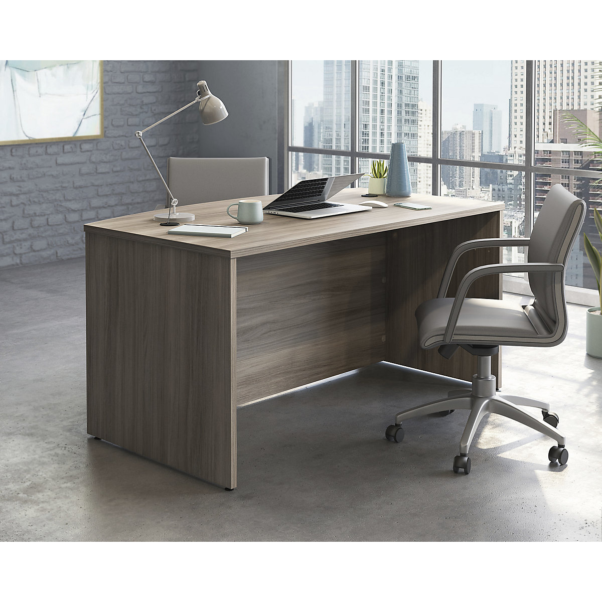 Associate Bow Fronted Desk