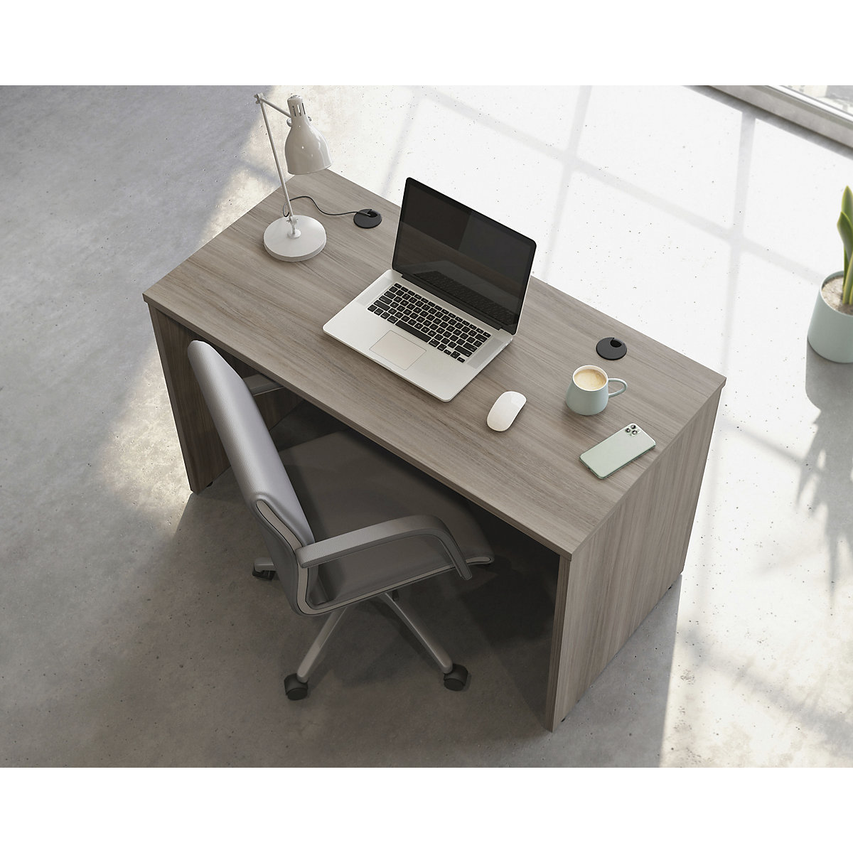 Associate Rectangular Desk (Product illustration 3)-2