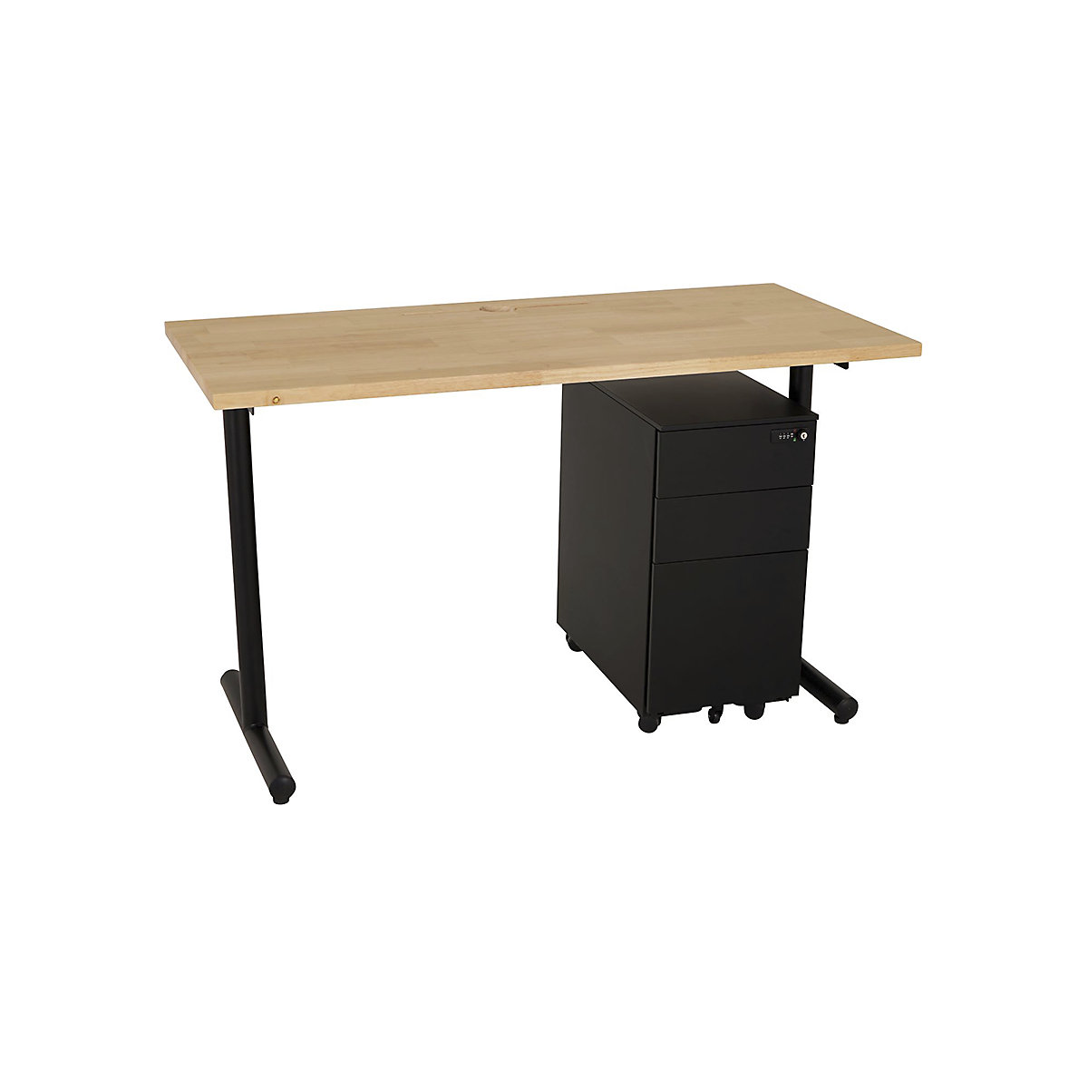 BiGDUG Essentials Office Desk and Pedestal Bundle