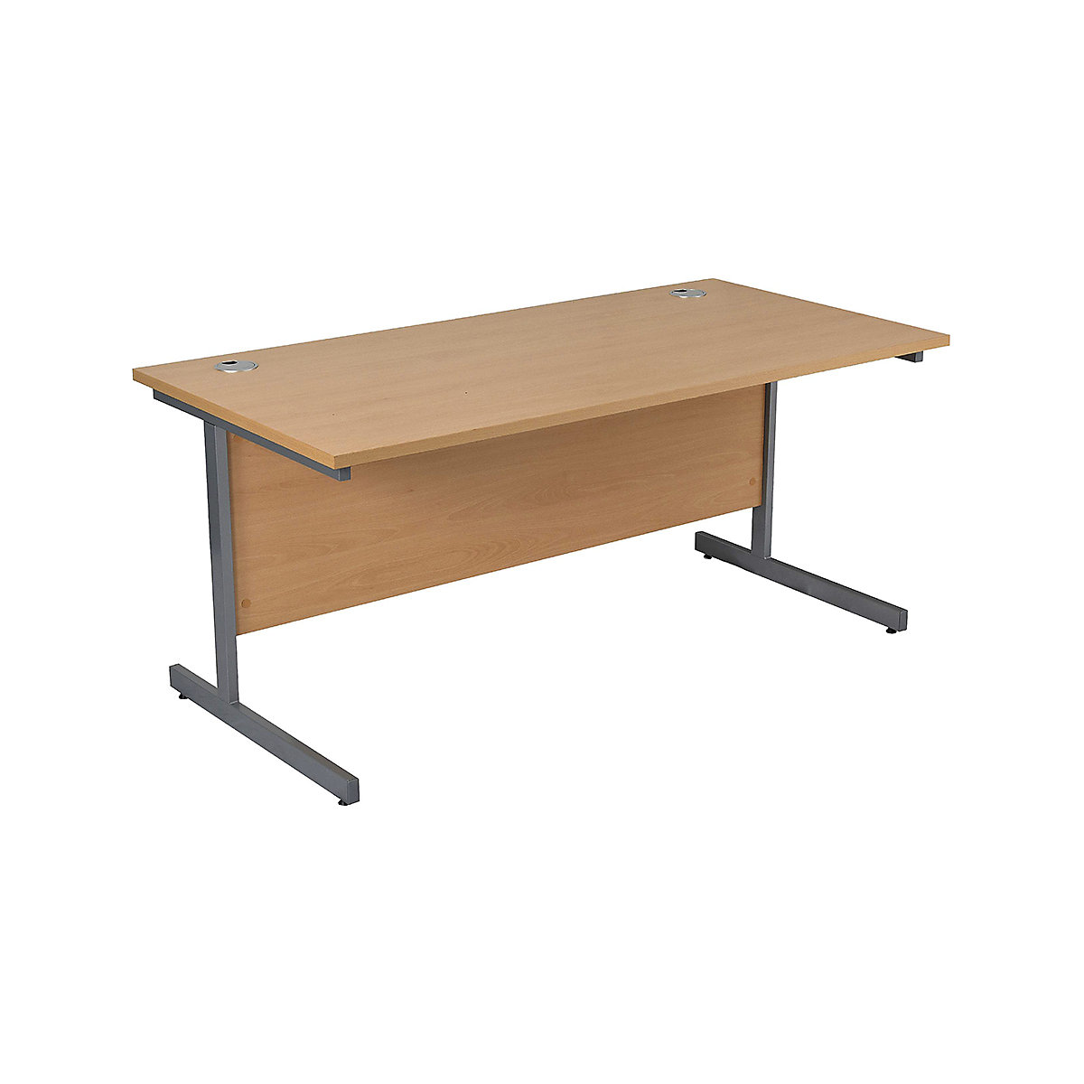 Karbon K1 Rectangular Cantilever Office Desks (Product illustration 2)-1