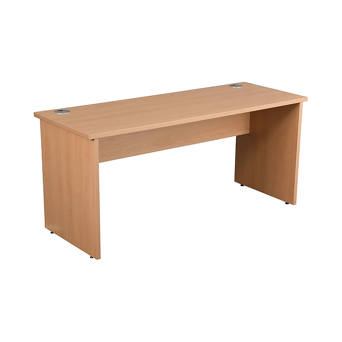 Karbon K2 Compact Office Desk - Rectangular Panel End