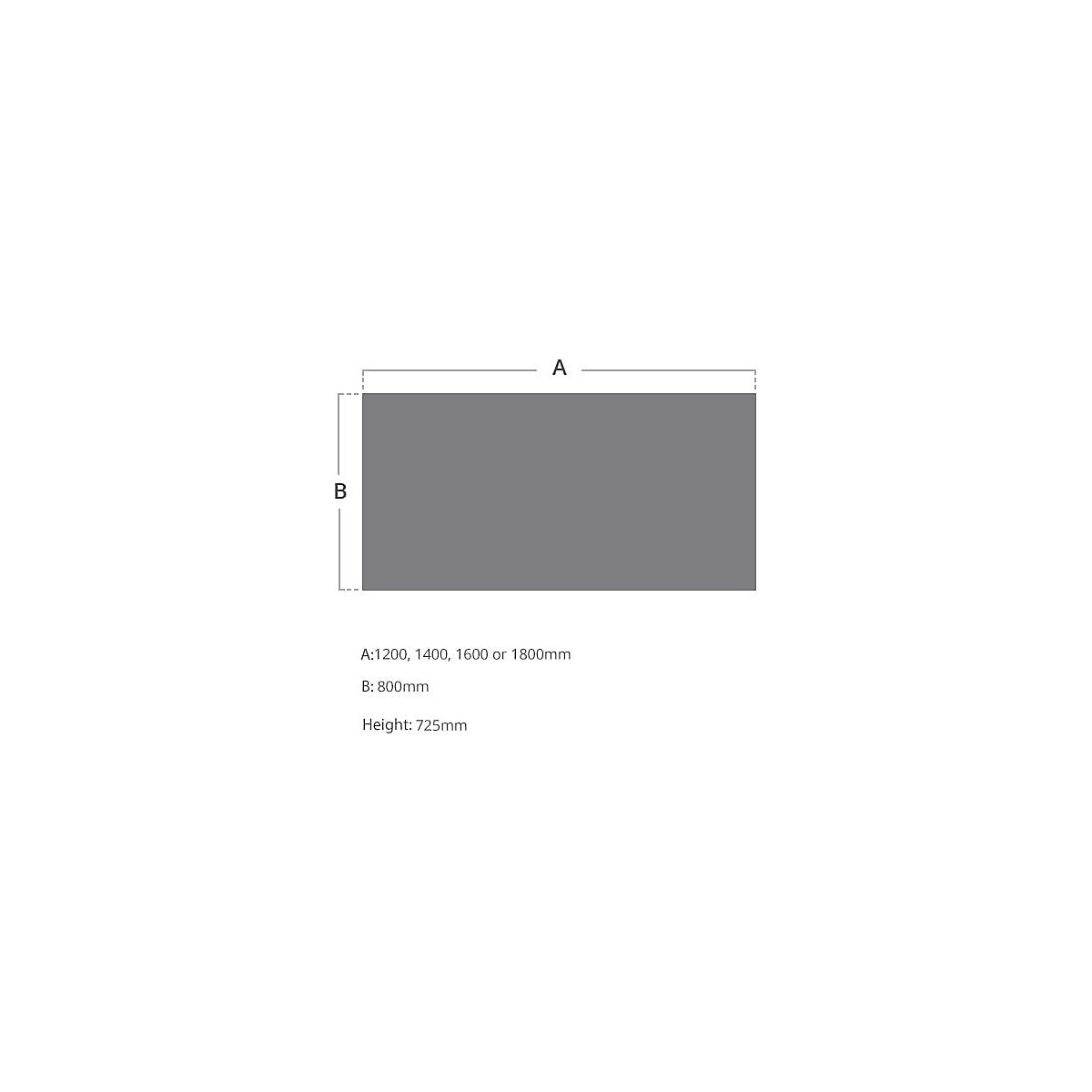 Presence Rectangular Combination Desks (Product illustration 3)-2
