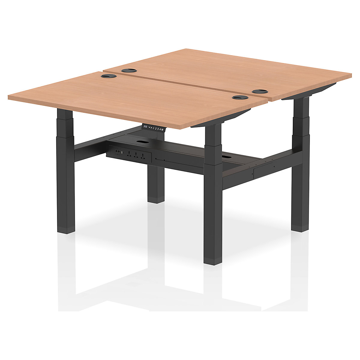 Air Back to Back Standing Desks With USB Ports