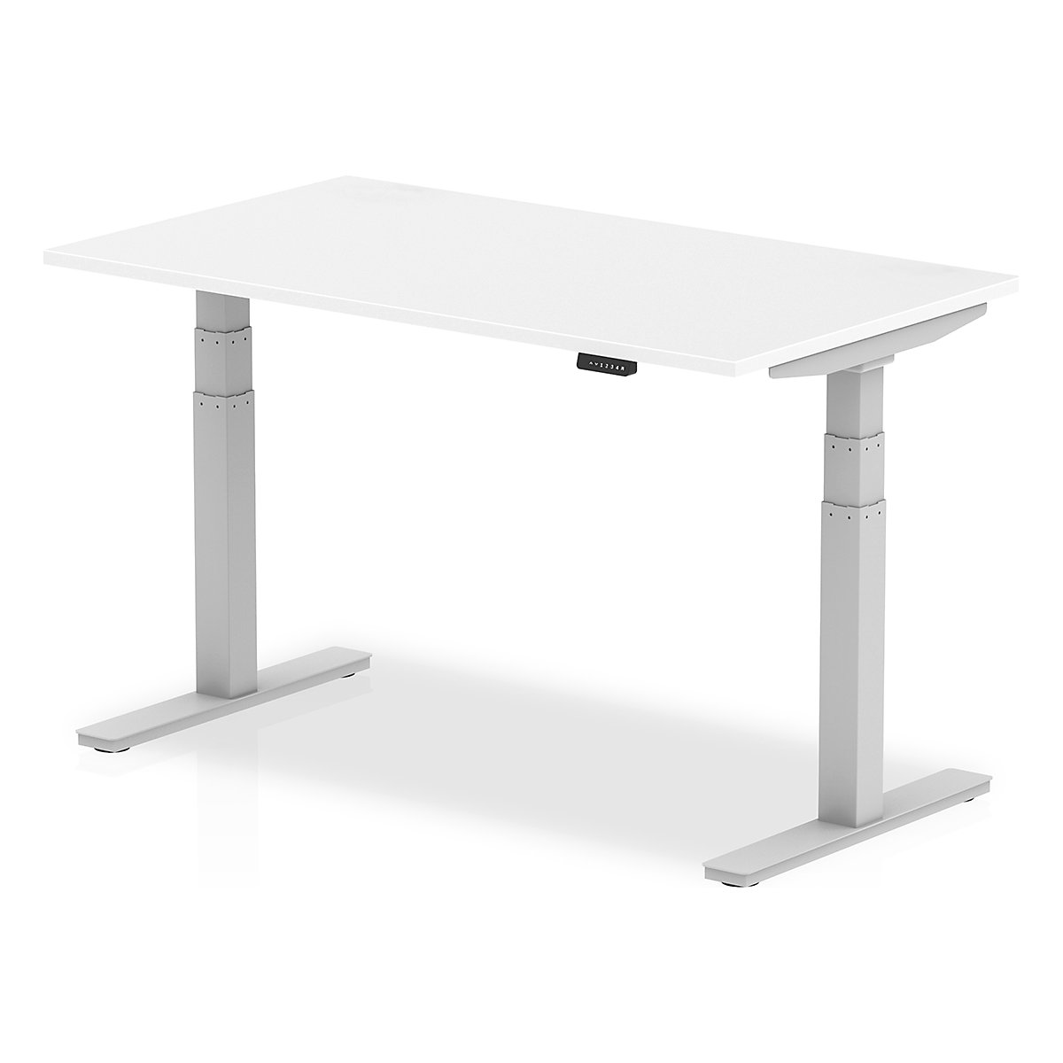 Air Electric Height Adjustable Sit Stand Office Desks 1400mm Wide