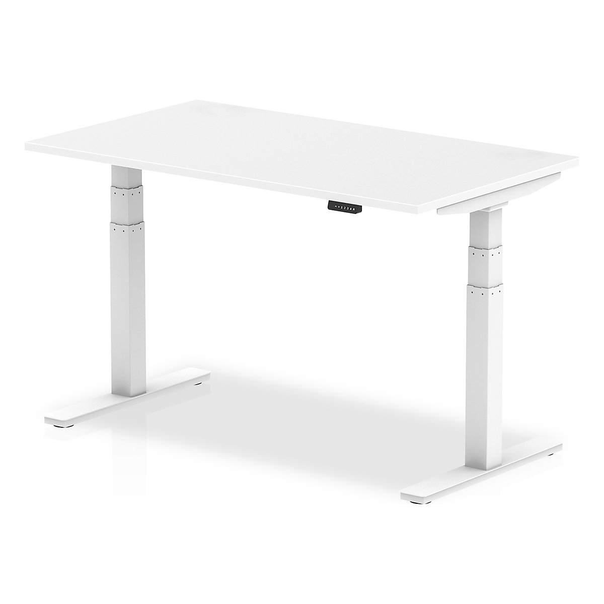 Air Electric Height Adjustable Sit Stand Office Desks 1400mm Wide