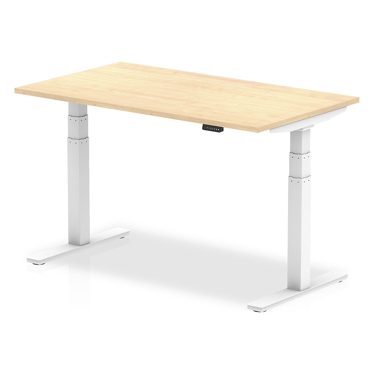 Air Electric Height Adjustable Sit Stand Office Desks 1400mm Wide