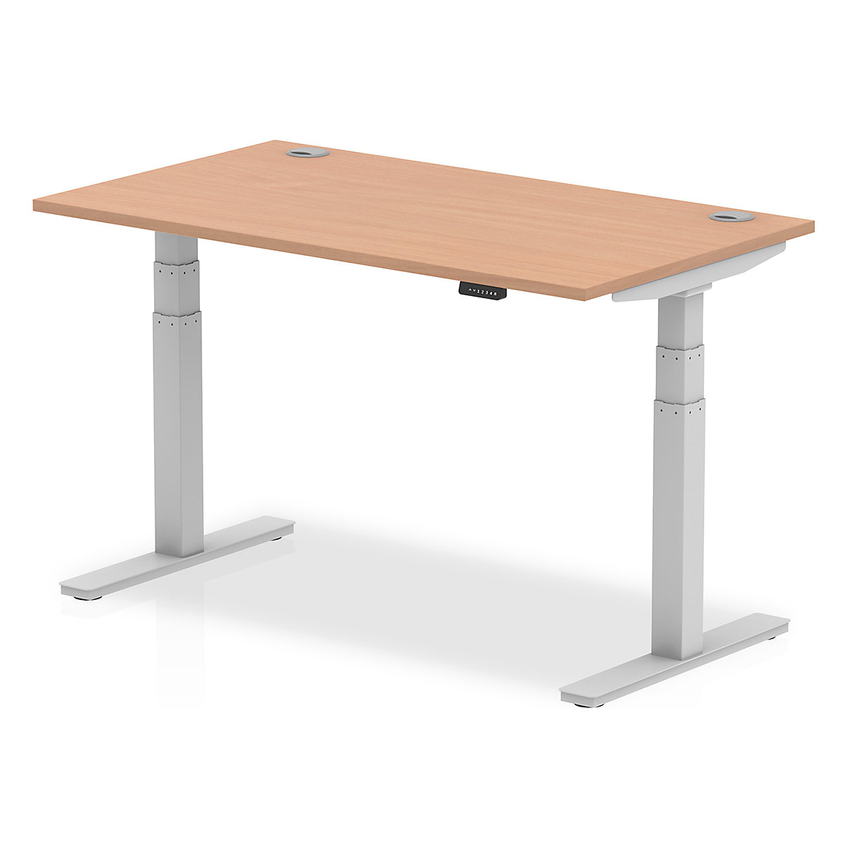 Air Electric Height Adjustable Sit Stand Office Desks 1400mm Wide