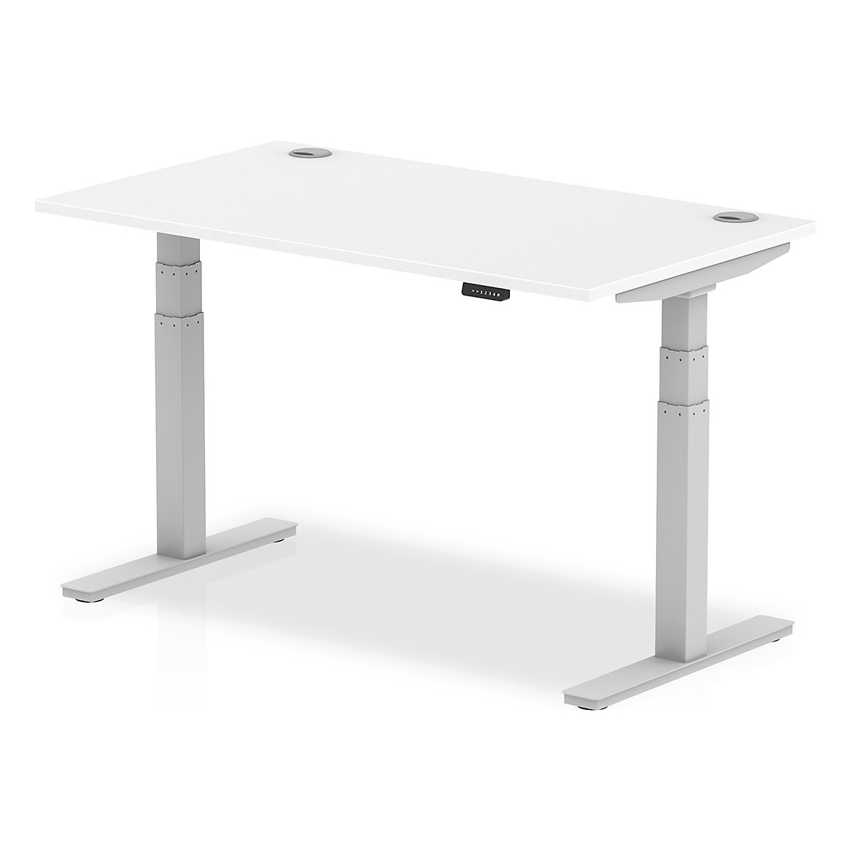 Air Electric Height Adjustable Sit Stand Office Desks 1400mm Wide