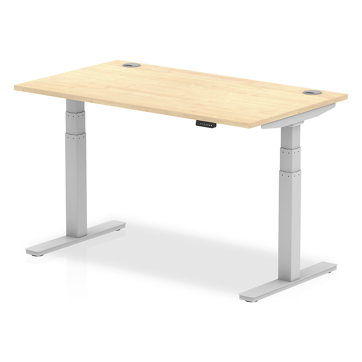 Air Electric Height Adjustable Sit Stand Office Desks 1400mm Wide