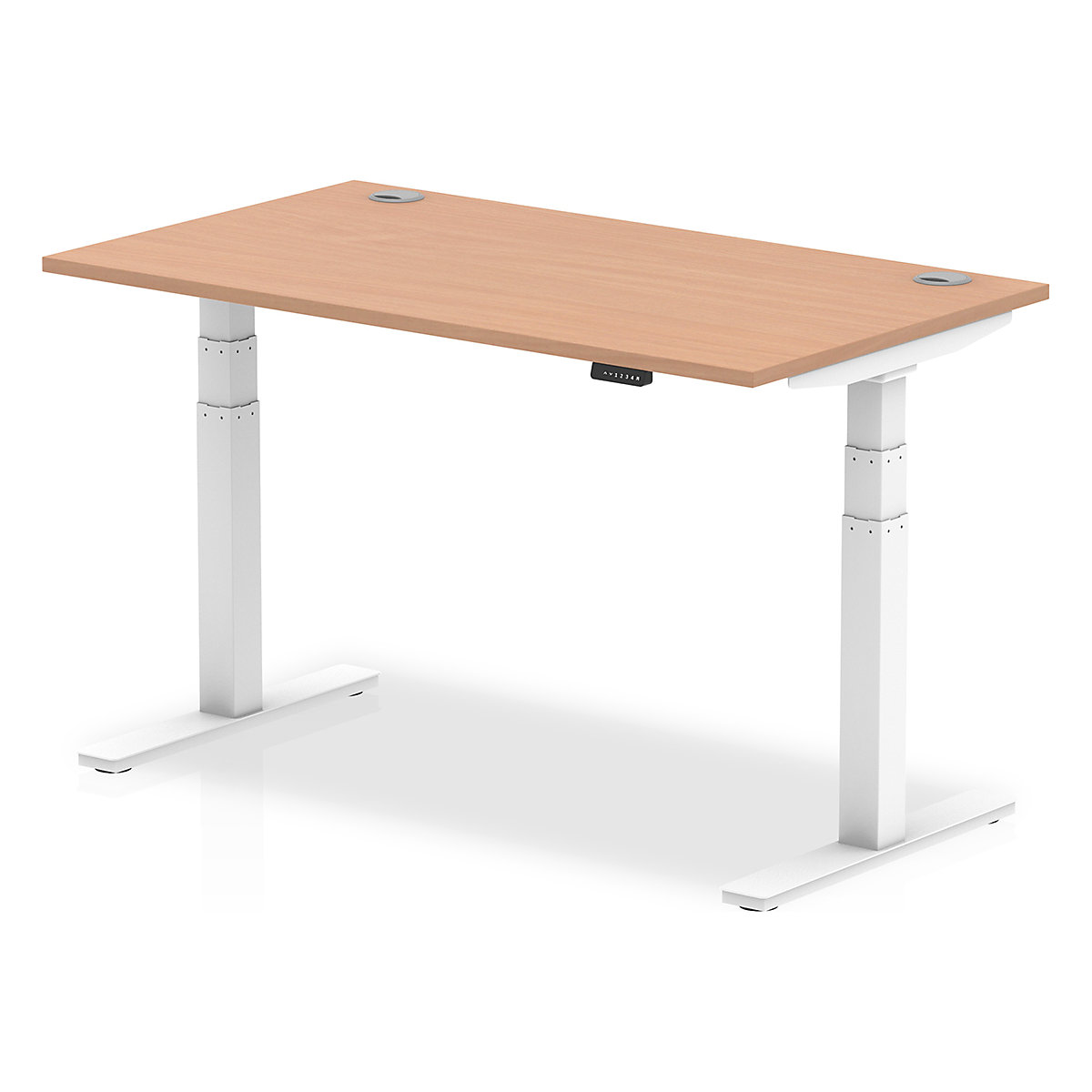 Air Electric Height Adjustable Sit Stand Office Desks 1400mm Wide