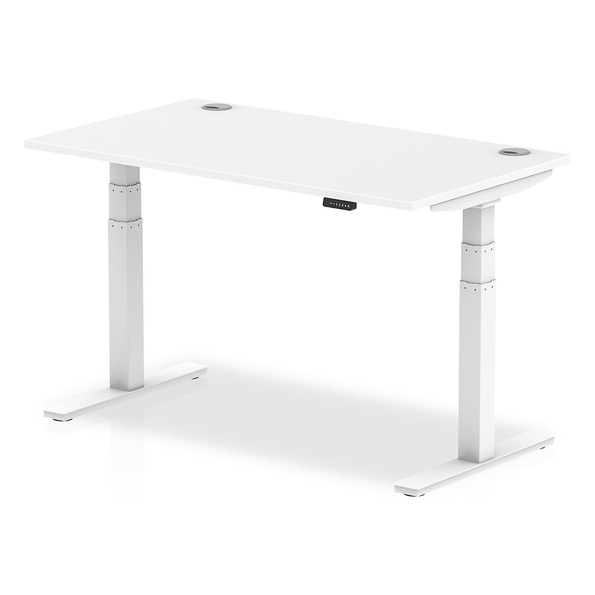 Air Electric Height Adjustable Sit Stand Office Desks 1400mm Wide