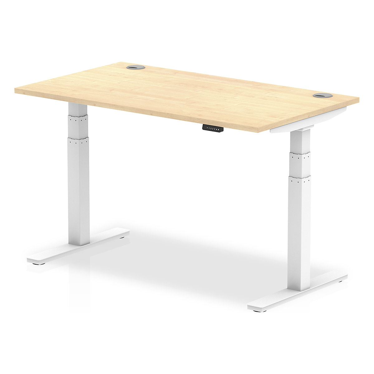 Air Electric Height Adjustable Sit Stand Office Desks 1400mm Wide