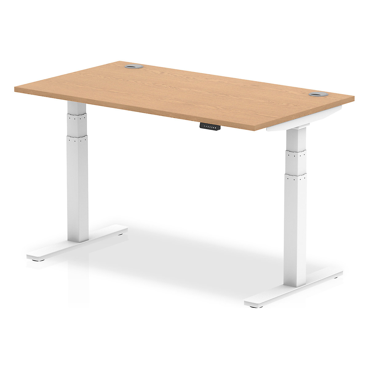 Air Electric Height Adjustable Sit Stand Office Desks 1400mm Wide