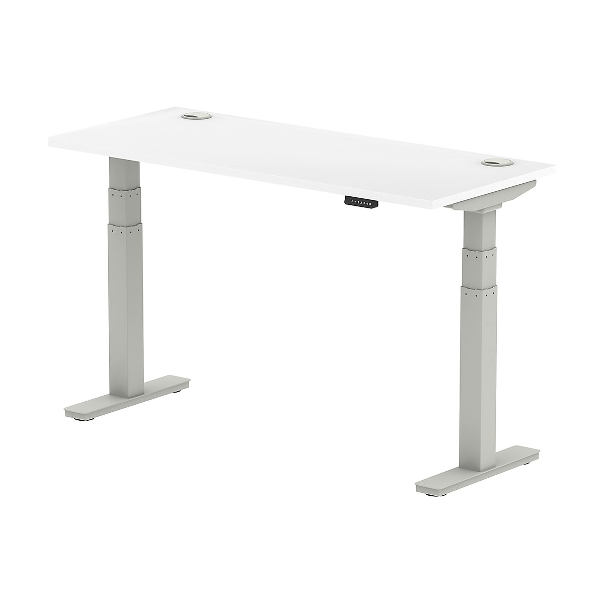 Air Electric Height Adjustable Sit Stand Office Desks 1400mm Wide